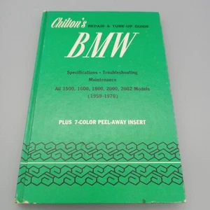 BMW 1500 1600 1800 2000 2002 1959-1970 Tune-Up Service Manual Chilton's 5576 - Bild 1 von 12