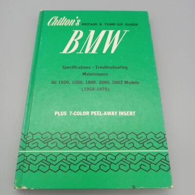 BMW 1500 1600 1800 2000 2002 1959-1970 manual de servicio de puesta a punto Chilton's 5576 Foto 1 de 4