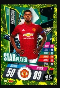 Topps Match Attax Champions League 2020/2021 - MARCUS RASHFORD STAR PLAYER  - Bild 1 von 1