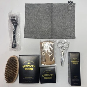 Men’ Beard Growth Kit Derma Roller Boosts Hair Mustache Serum Oil Balm Care Gift - Picture 1 of 16