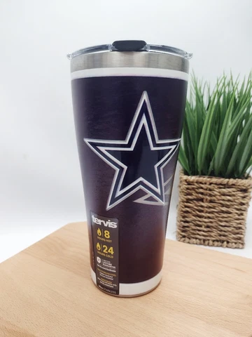 Tervis - 30oz Stainless Steel tumbler - Dallas Cowboys - NFL (RUSH) Cover