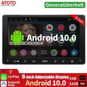 ATOTO A6 PF Android 9" Autoradio Navi Carplay Android Auto MirrorLink ChatGPT-AI - Bild 1 von 12