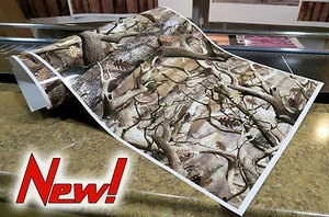 GLOSS CAMO DECAL MADE FROM 3M WRAP VINYL TRUCK CAMO TREE PRINT BUCK CAMOUFLAGE L - Picture 1 of 9