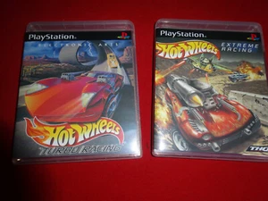 EMPTY REPLACE Cases! Hot Wheels Turbo Extreme Racing - Sony PlayStation 1 PS1 - Picture 1 of 5