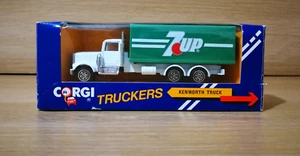 Corgi 7up truckers kenworth vintage diecast model lorry vehicle 1990 boxed - Picture 1 of 6