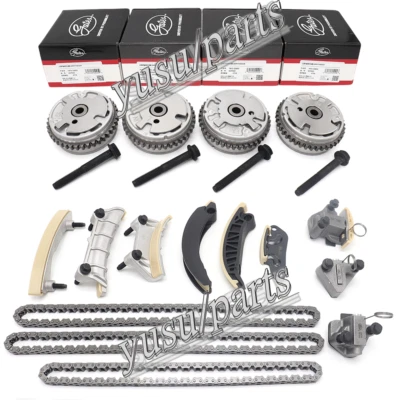 Оригинальный комплект цепи ГРМ ворот двигателя для CADILLAC CTS STS SRX ATS XTS 3,0 л 3,6 л - Изображение 1 из 4