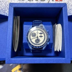OMEGA x Swatch Speedmaster MoonSwatch Bioceramic Chronograph Watch Pre-Owned - Picture 1 of 9
