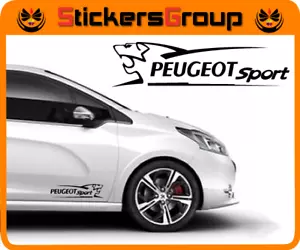 ADESIVI FIANCATA ANTERIORE PEUGEOT SPORT LEONE IN VINILE - Foto 1 di 1