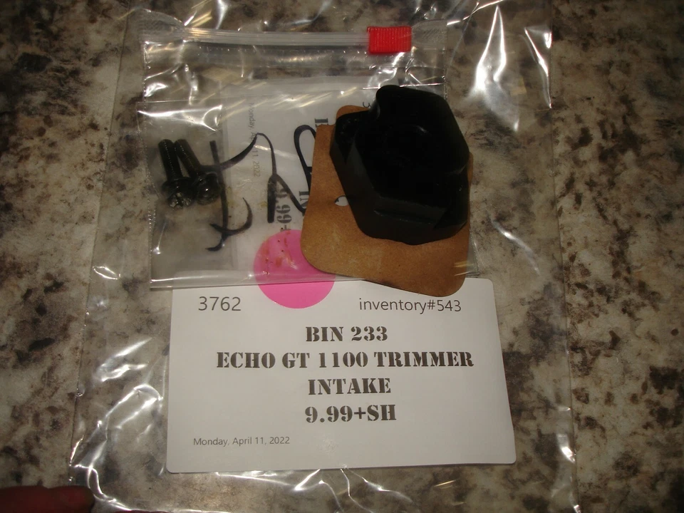 Echo gt-1100  gt1100   intake      trimmer part bin 233  - Image 1 of 2