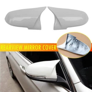1 Pair M style White Side Mirror cover Caps For BMW F20 F21 F22 F23 F30 F31 X1 - Picture 1 of 7