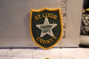 police patch  ST LUCIE COUNTY SHERIFFS DEPT FLORIDA - Picture 1 of 1