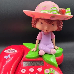 Vintage Strawberry Shortcake Telephone 2005 Caller ID Digital Tested Works - Bild 1 von 9