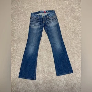 Y2K grunge streetwear Guess foxy flare jeans 26R low rise western classic denim - Picture 1 of 13