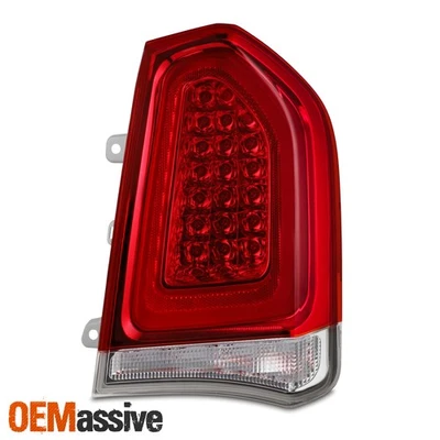 For 15-23 Chrysler 300 LED Tail Light Rear Lamp Chrome Bezel Passenger Assembly - Image 1 of 4