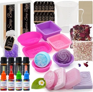 Kit para hacer jabón MuseLuxe para adultos y niños - Suministros para hacer jabón con fusión y  - Imagen 1 de 7