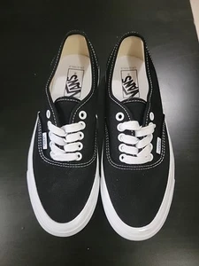M7.5 W9 Vans Vault OG Authentic LX (Canvas) Black White Unisex Shoes NEW NO BOX  - Picture 1 of 8