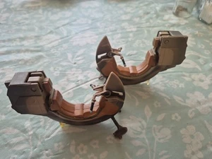 1999 Kenner Star Wars Episode I 2x Sith Speeder Bikes BOTH With Projectiles - Picture 1 of 10