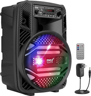 Pyle Portable Bluetooth PA Speaker System - 300W Rechargeable Outdoor Bluetooth