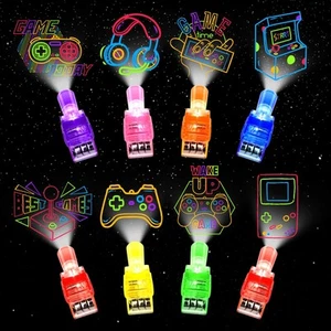24PCS Video Game Party Favors LED Finger Lights, Glow in the Dark Light Up To... - Picture 1 of 7