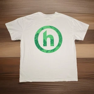 Hidden NY Green Logo White T Shirt XL Made in USA Rare Streetwear - Picture 1 of 11