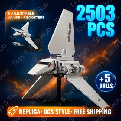 ⭐ UCS 10212 Imperial Shuttle – 2503PCS Star Wars Replica | Landport 1900PCS Opt⭐ - Image 1 of 4