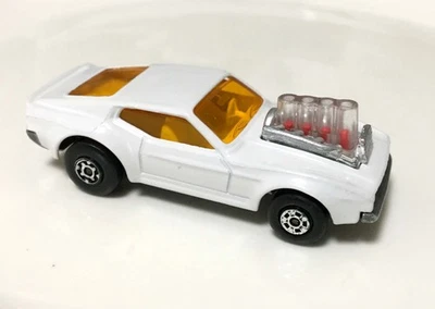 Matchbox Rolamatics Blanco Ford Mustang Pistón Popper 1973 Lesney Inglaterra Restaurar Foto 1 de 4