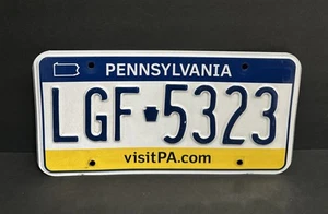 Pennsylvania License Plate — LGF 5323 VISIT PA.COM — Great Condition !! - Picture 1 of 21