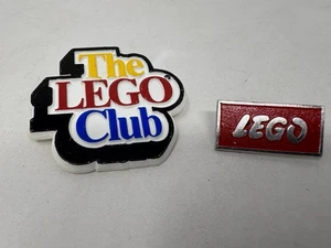 Vintage Lego Club Badges Multicoloured Plastic & Metal Pin Bundle (L7) 70s Retro - Picture 1 of 4