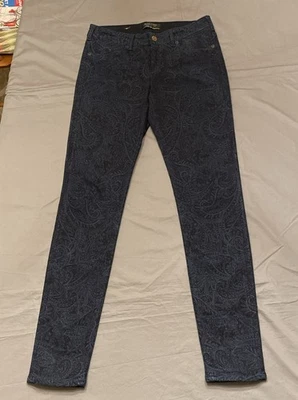 Maison Scotch blue on blue Paisley Print Jeans size W29/L32 - Image 1 of 4