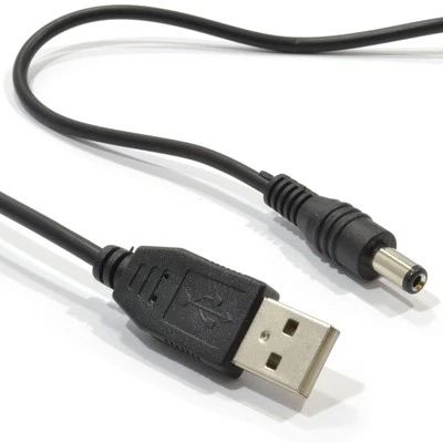 USB to DC Power Cable -USB 2.0 for 2.1mm x 5.5mm 5v 2A 2000mA 0.5m [008770] - Image 1 of 4