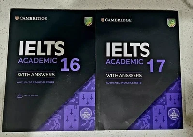NEW  IELTS  16 And 17 Cambridge BOOK(THE NEWEST ACADEMIC VERSION) - image 1 of 3