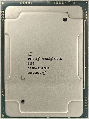 Intel Xeon 22C Gold 6152 2.1GHz LGA3647 30.25MB Cache Server CPU Processor SR3B4 - Image 1 of 2