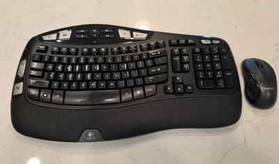 Logitech K350 Wave Keyboard & M510 Mouse  Combo - Image 1 of 4