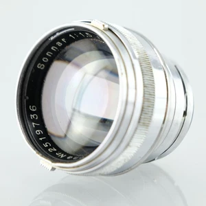 Telémetro Carl Zeiss Jena Sonnar 5 cm f/1,5 Prime Lens M39 LTM 50 mm vintage - Imagen 1 de 9