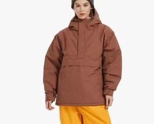 New Waterproof Ski Jacket Hooded Winter Coat Bumdeep Snowboard XXL Brown - Picture 1 of 6
