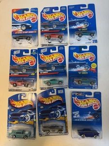 Lote De 9 Hot Wheels 57 Chevy 1991 - 2000 Mixto Nuevo Bel Air - Imagen 1 de 10