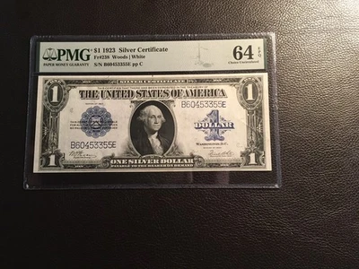 1.00 1923 Silver Certificates Fr 238 PMG. 64 Choice UncirculatedEPQ!!! - Image 1 of 2