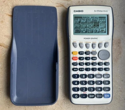 CASIO fx-9750GA PLUS Grafikrechner mit Schutzhülle geprüft voll funktionsfähig - Bild 1 von 3