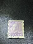 1921 Sweden King Gustav V 20 Ore Violet Collectible Vintage Rare Stamp