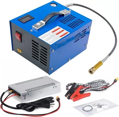 Compresor de aire PCP de parada manual 12V/110V/220V bomba de alta presión 30Mpa/4500Psi Foto 1 de 4