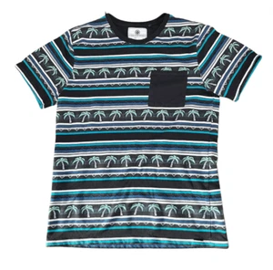 Camiseta de verano para hombre Palmeras Vacaciones en el Byas Talla mediana Retro Camiseta de bolsillo - Imagen 1 de 3