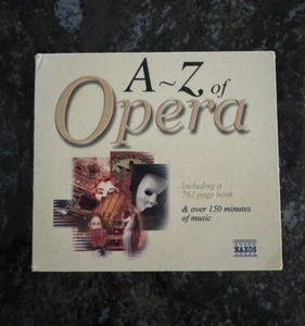 The A - Z of Opera Naxos 2 CD and Book Set +150 Minutes Music Brand New Sealed - Picture 1 of 3