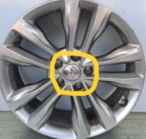 Tapacubos 4 piezas para Hyundai Santa Fe Sport 2016-2018 2,0 L 2,4 L rueda de fábrica de 18" - Imagen 1 de 2