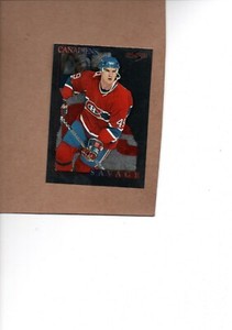 1995/96 score black ice brian savage montreal canadiens 76