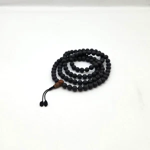 Cuentas de lava oración tibetana Mala - Imagen 1 de 4