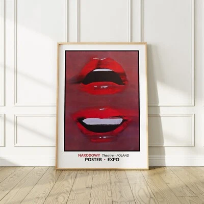 Waldemar Swierzy 1981 Polish Exhibition Poster, No Frame, Premium Matte Paper - Image 1 of 4