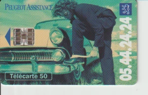 TELECARTE 50 unités . PEUGEOT ASSISTANCE. FRANCE TELECOM .  excellent état. 1994 - Picture 1 of 2