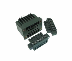 2x6 Pins Dual Rows 3.81mm Screw Terminal Block header & Plug Shrouded Flange RA - Picture 1 of 1