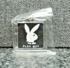 Porte-clés publicitaire logo Playboy Bunny plastique inutilisé années 1980 Hugh Hefner