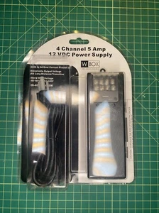 Fuente de alimentación CCTV W Box Technologies 0E-4CPW5A60W 4 canales 5 AMP 12 VDC - Imagen 1 de 8